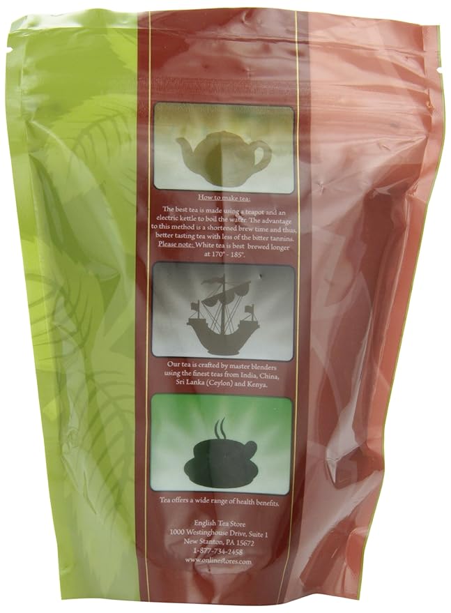Oolong Orange Blossom Estate Tea Pouches - 4oz | Loose Leaf Semi-Fermented Blend with Toasty Fruity Jasmine Notes | Ethical Tea Partnership Estates | Refreshing Iced or Hot Brew
