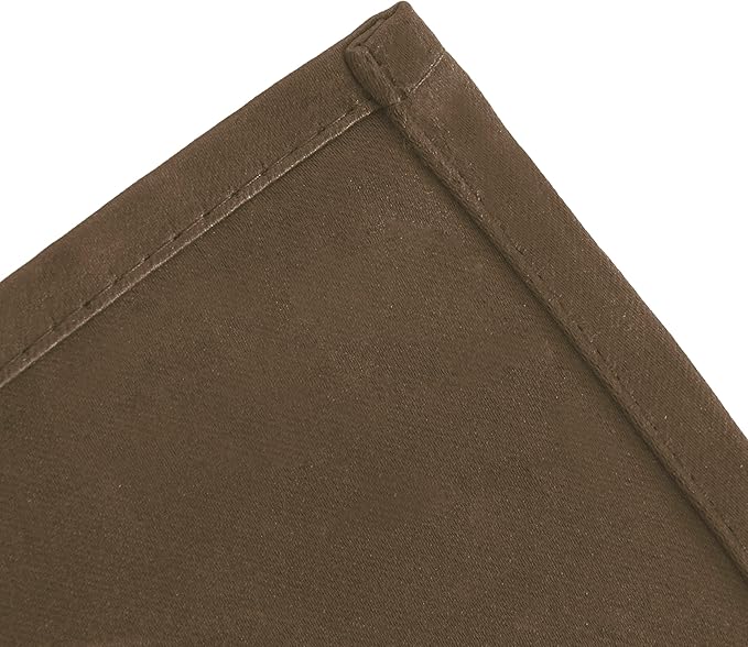 LEMOMO Blackout Curtains 52 x 84 inches Long Brown Curtains Set of 2 Panels