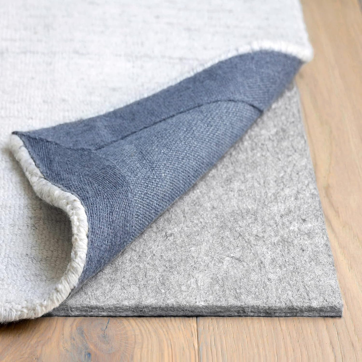 RUGPADUSA - Dual Surface - 11'x14' - 3/8" Thick - Felt + Rubber - Enhanced Non-Slip Rug Pad - Adds Comfort and Protection - for Hard Surface Floors