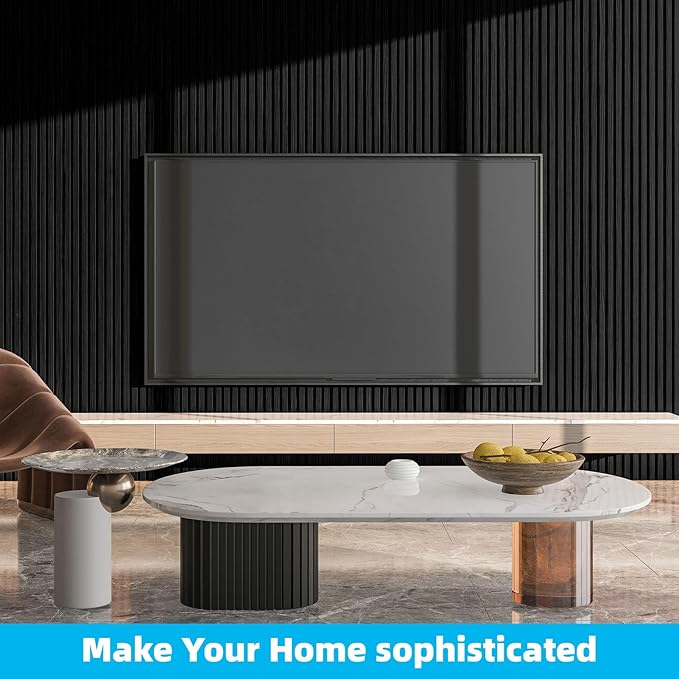 Art3d 6-Piece Wood Slat Panels for Stylish Interior Decor and Ceiling Decoration