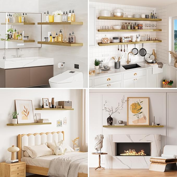 Heimlove 32 Inch Floating Shelves