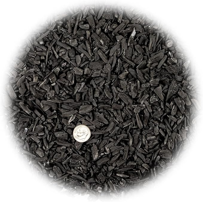 GARDENERA Horticultural Charcoal for Indoor Plants [2-Quart Bag] Black Diamond Soil Amendment for Orchids, Terrariums, and Gardening