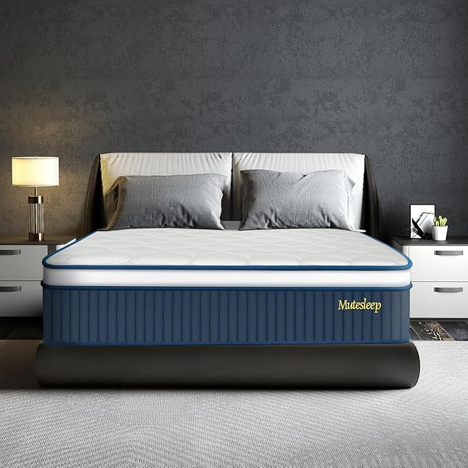 Twin Size Mattress 10 Inch, Twin Mattress in a Box, Hybrid Gel Memory Foam Medium Firm Feel Individual Pocket Springs Matress, Breathable Fabric, Strong Edge Support, Fiberglass Free