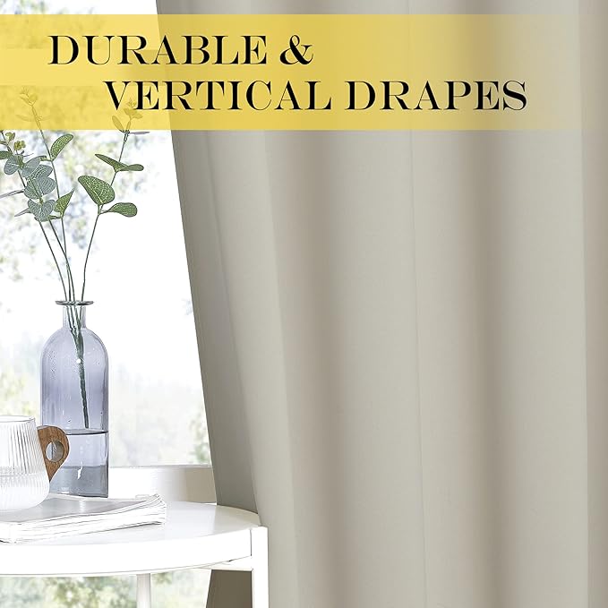NICETOWN Blackout Curtain for Patio Sliding Door