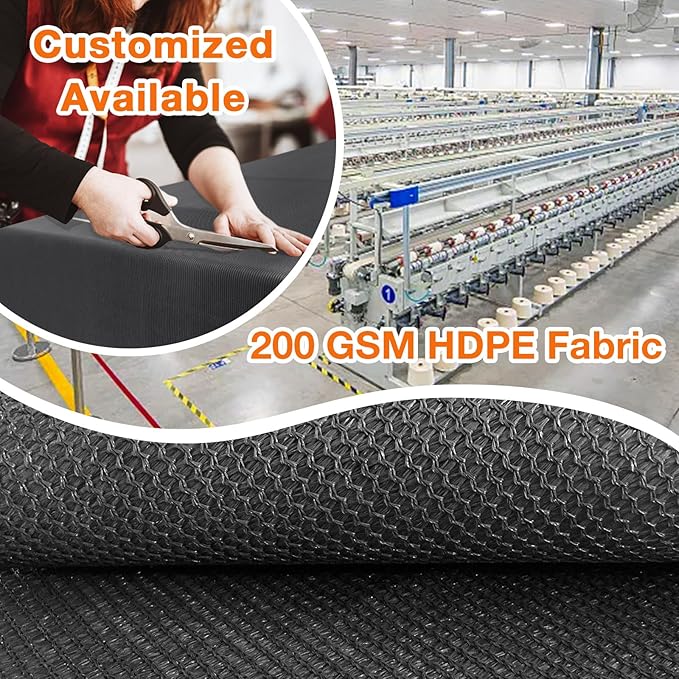 Artpuch Outdoor Pergola Shade Cover 11x12 FT Sun Shade Cloth with Grommets Dark Grey 90% UV Protection Canopy Patio Privacy Screen (Customized Available)
