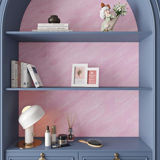 ReWallpaper Pink Velvet Wallpaper Peel and Stick Elegant Pastel Pink Wallpaper
