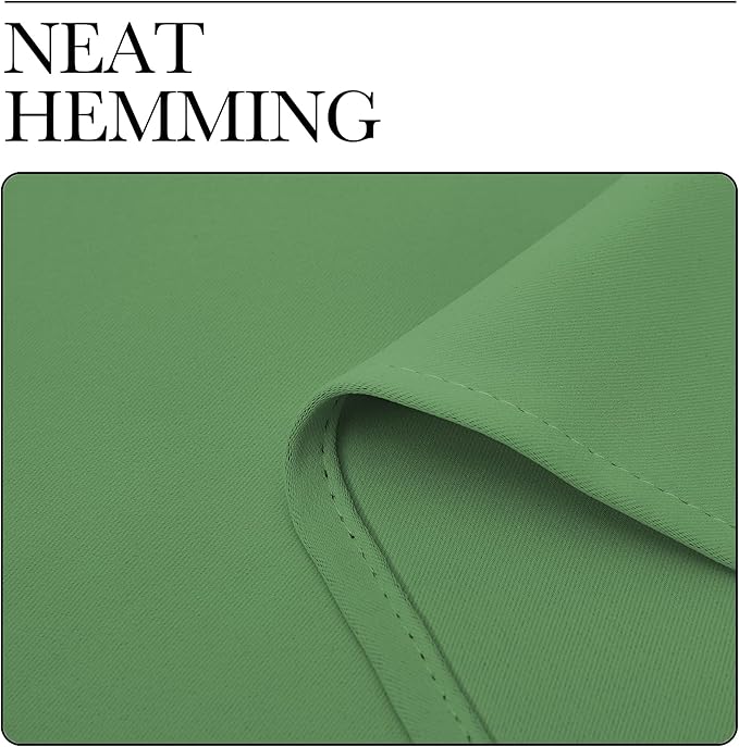 NICETOWN Blackout Curtains for Bedroom, Froest Green, 1 Pair, 62 by 63-inch