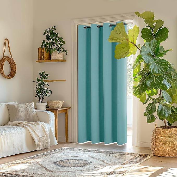 ChrisDowa Blackout Curtains 90 inches Long