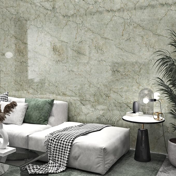 Marble Contact Paper for Countertops Waterproof Marble Wallpaper Peel and Stick