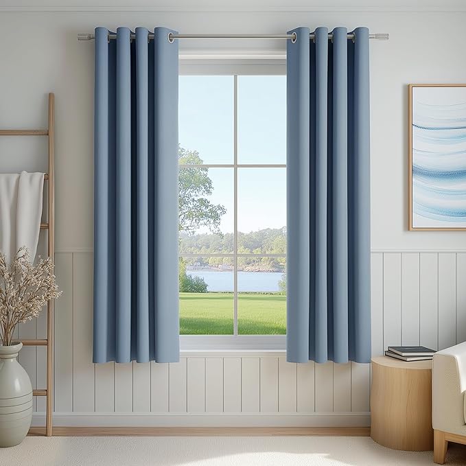 FMFUNCTEX 100% Blackout Curtains