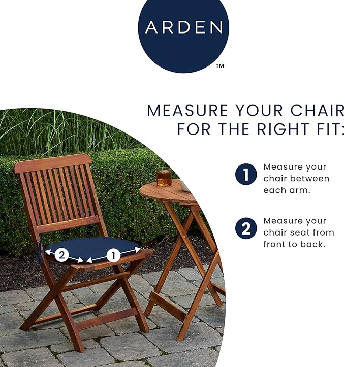 Arden Outdoor Seat Cushion, 19 x 19, Rain-Proof, Fade Resistant Ruby Red Leala