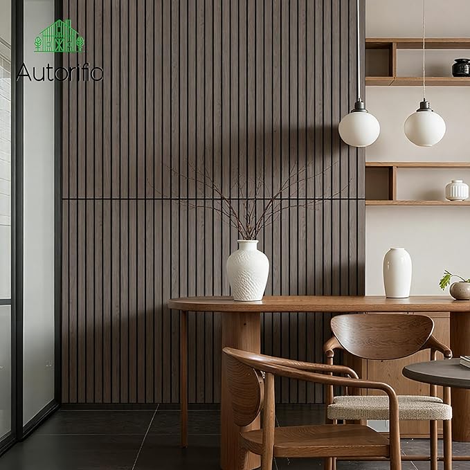 Wood Veneer Sound Panels, 10 Pack 47.2”x23.6” Wall Panels, Decorative Acoustic