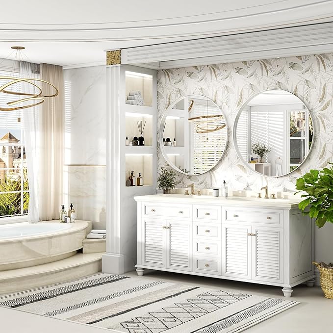 36 Inch Round Bathroom Mirror
