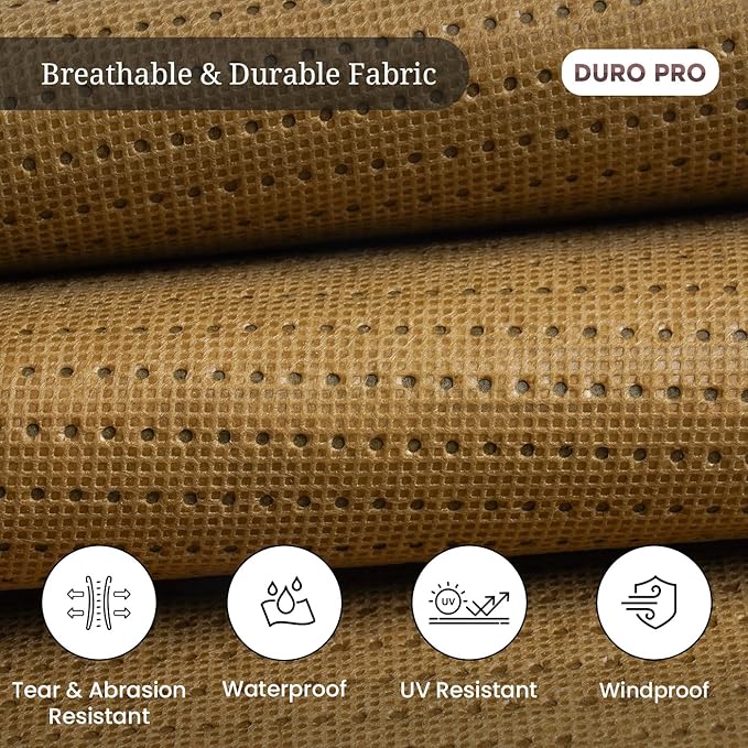 Covers & all Patio Furniture Cover Set, 5 Piece Outdoor Furniture Covers, Water-Repellent UV & Weather-Resistant Covers for Sofa, Loveseat, Chairs & Coffee Table with Elastic Tie-Down & Padded Handles
