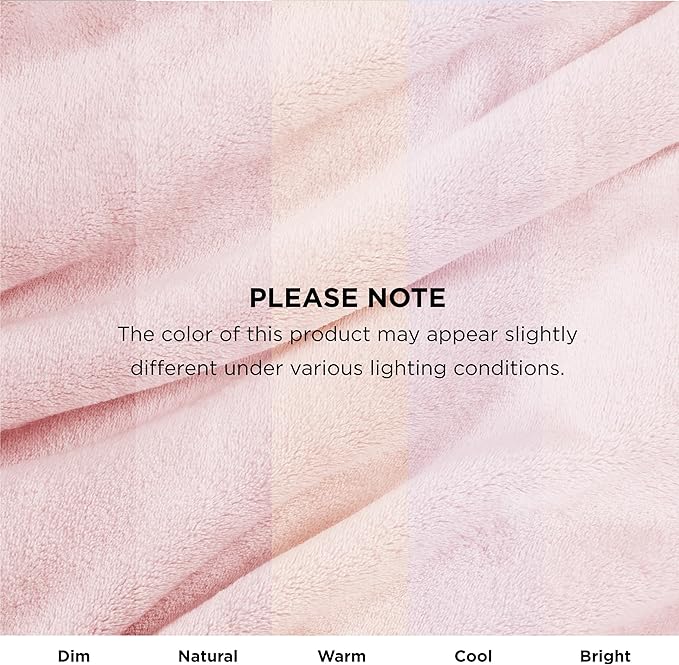 Bedsure Fleece Blanket Twin Blanket Pink - 300GSM Soft Lightweight Plush Cozy Twin XL Blankets for Bed, Sofa, Couch, Travel, Camping, 66 inch X 90 inch