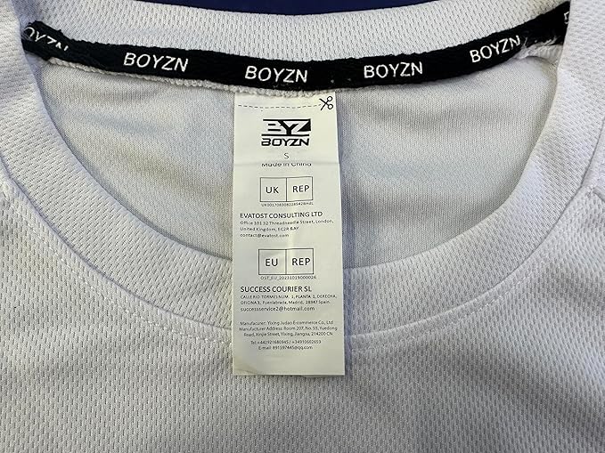 Boyzn 1, 3, 5 or 7 Pack Men's Workout Running Shirts, Dry Fit Moisture Wicking T-Shirt, Gym Athletic Short Sleeve Tee Shirts
