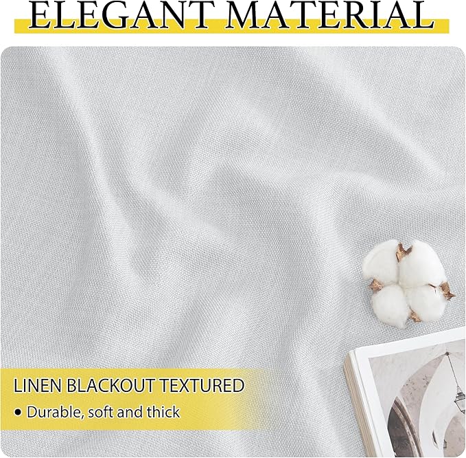 NICETOWN Farmhouse Blackout Small Curtains