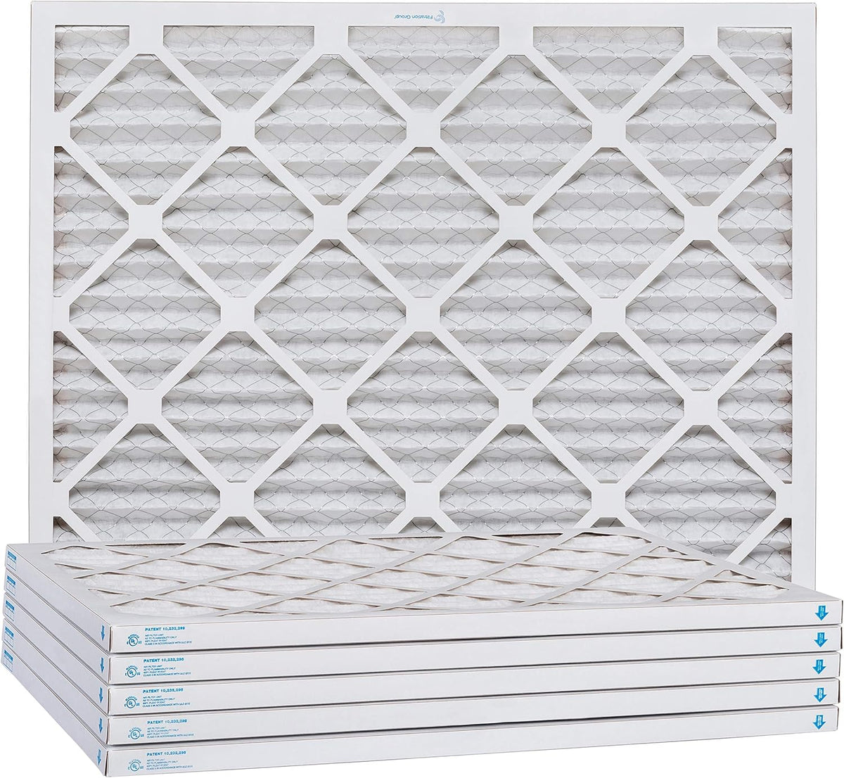 Aerostar 24x25x1 MERV 11, Pleated Air Filter, 24x25x1, Box of 6, Made in the USA