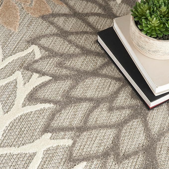 Nourison Home Aloha 10' x 14' Natural Outdoor Indoor/Outdoor Rug