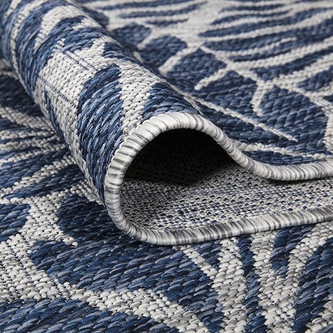 Keen Home Design Terrace Outdoor Area Rug - 9x12 Washable Indoor/Outdoor Rug for Patio, Kitchen, Balcony, Beach, Garden, Deck and Porch, Size: 8'10"x12'