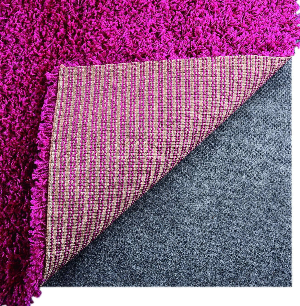 Ultra Strong Anti-Slip Thin Rug Felt Pad 5 x 8 Feet for Hardwood Floors, Non Slip Carpet Padding, Non Skid Area Rug Mat Keep Your Rugs in Place- Gray
