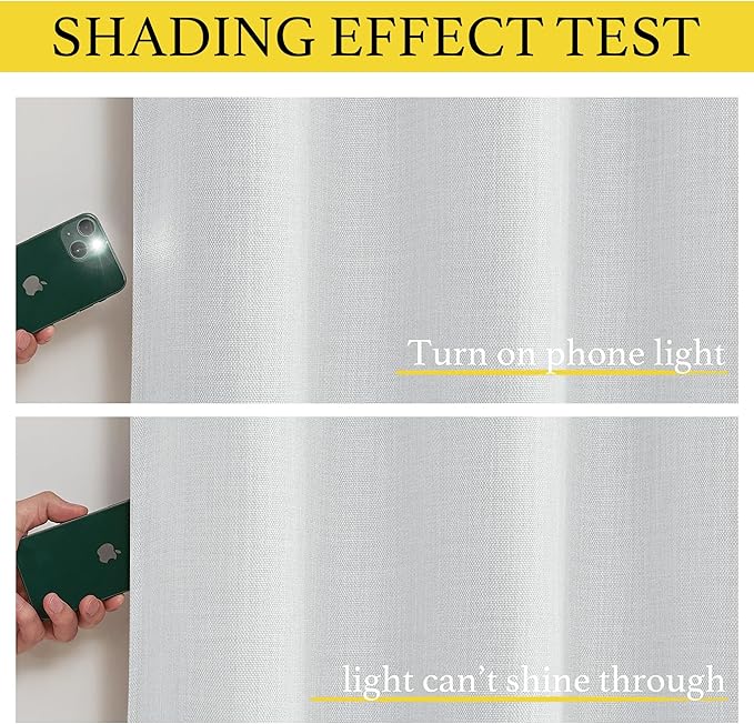 NICETOWN Farmhouse Blackout Small Curtains