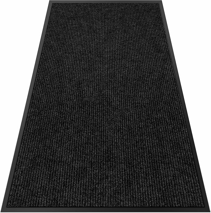 3′ x 29′ Front Door Mat Indoor Outdoor Entrance, Commercial Floor Mat Heavy Duty Dirt Trapper Entryway Doormat, Custom Size Non Slip Rubber Backing Welcome mat, Door Mat for High Traffic Area