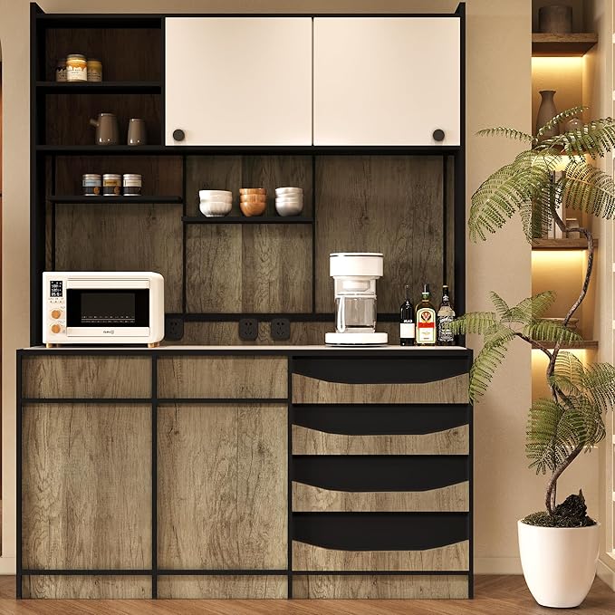 BOMENG 16"x354" Thick Brown Oak Wood Wallpaper Peel and Stick Wood Contact