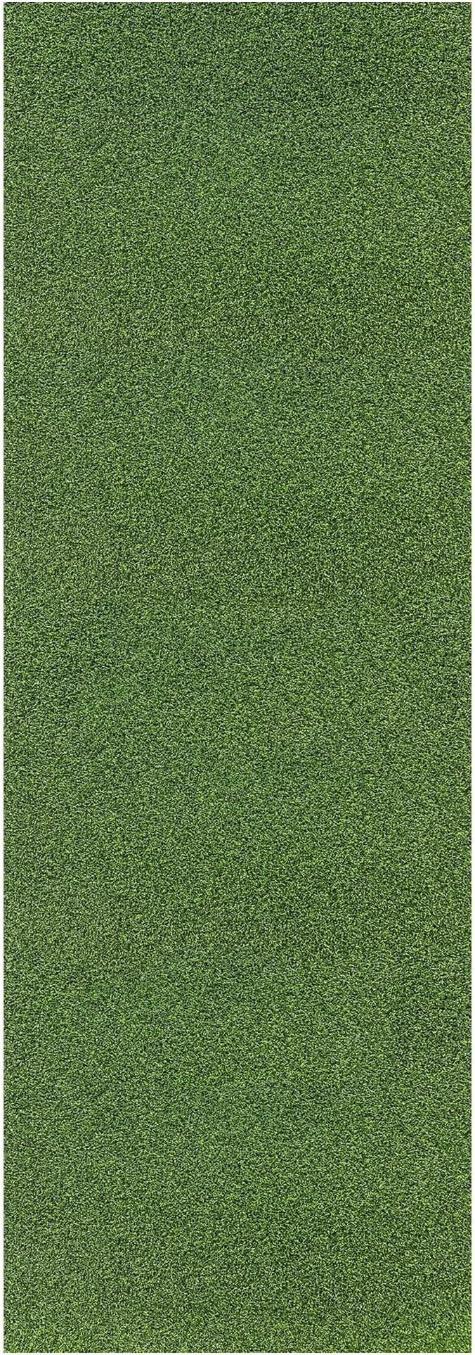 Ottomanson Artificial Turf Golf Hitting Mat 3' x 20' Indoor/Outdoor Waterproof Synthetic Fake Grass for Putting Practice Baseball Football Sports Gym Backyard, Custom Size 2' up to 30'