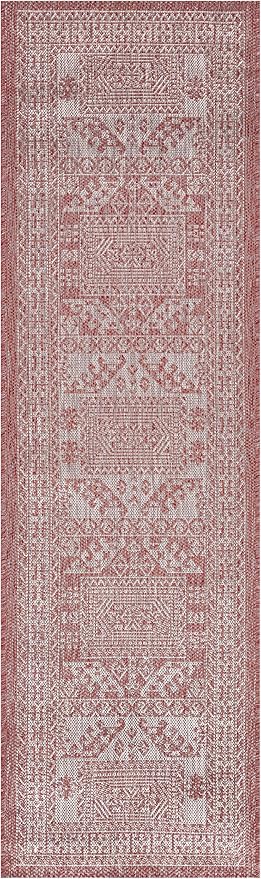 Keen Home Design Terrace Outdoor Runner Rug - 2x6 Washable Indoor/Outdoor Rug for Patio, Kitchen, Balcony, Beach, Garden, Deck and Porch, Size: 2'2"x5'7"