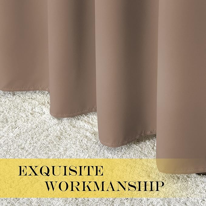 NICETOWN Grommet Blackout Curtain Panel