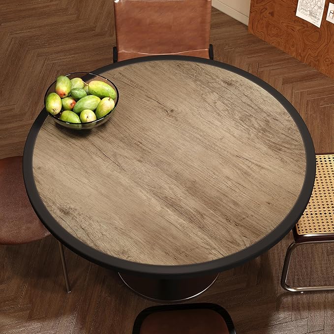 BOMENG Extra Wide Brown Wood Contact Paper Peel and Stick Wallpaper 24"x197"