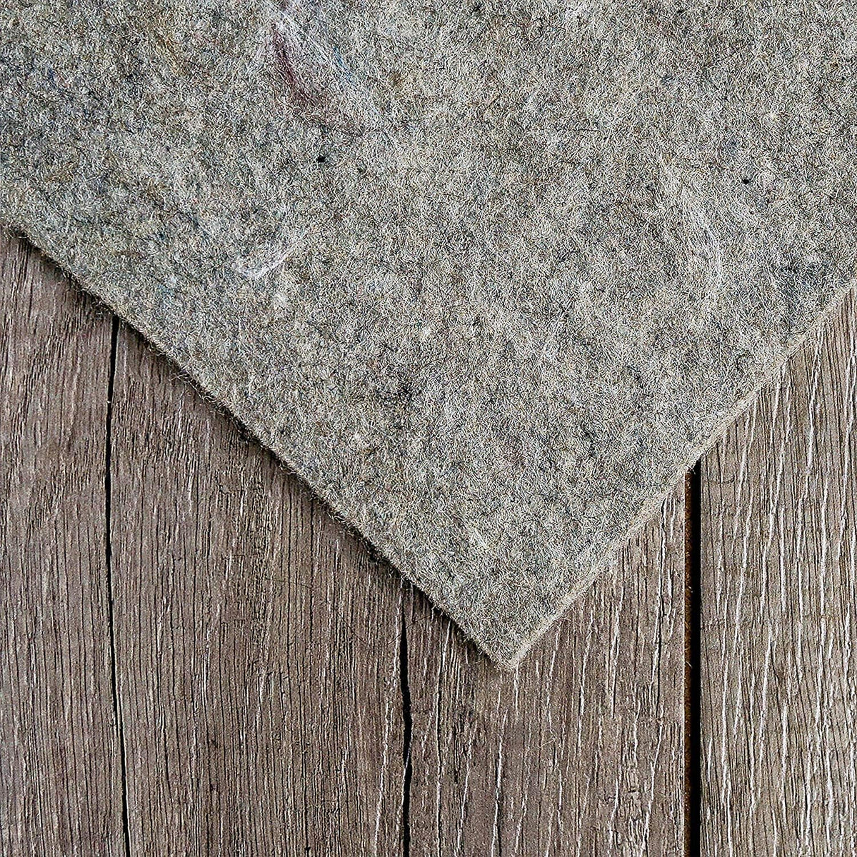 RUGPADUSA - Dual Surface - 4' Square - 1/4" Thick - Felt + Rubber - Non-Slip Backing Rug Pad - Safe for All Floors