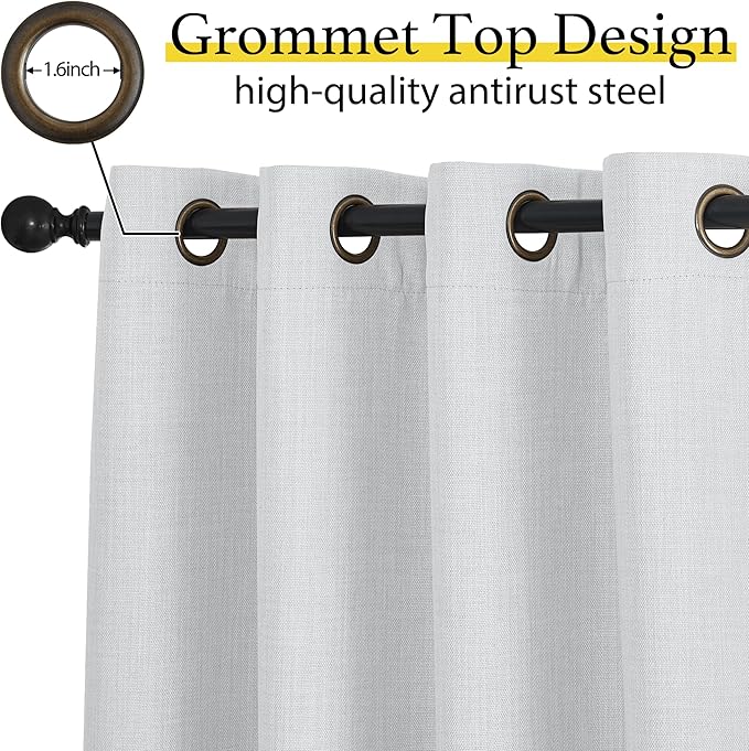 NICETOWN Farmhouse Blackout Small Curtains