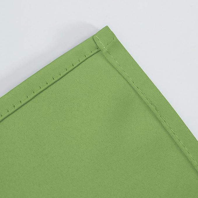 LEMOMO Light Green Thermal Blackout Curtains/52 x 72 Inch/Set of 2 Panels Room
