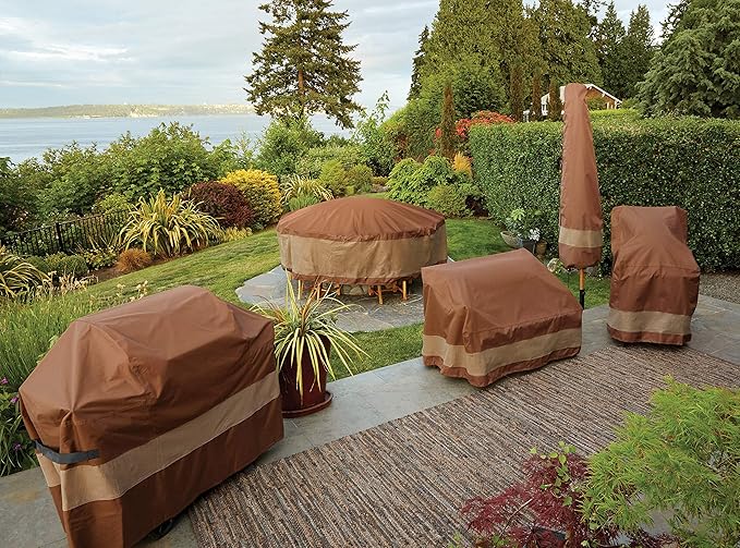 DUCKCOVERS Ultimate Waterproof 93 Inch Patio Sofa Cover, Patio Furniture Covers